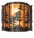 Tall Pines Two Light Wall Sconce in Dark Burnished Antique Copper (57|260562)