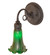 Green One Light Wall Sconce in Oil Rubbed Bronze (57|260475)