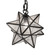 Moravian Star One Light Mini Pendant in Solar Black (57|259239)