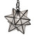 Moravian Star One Light Mini Pendant in Craftsman Brown (57|259239)