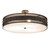 Nolan Three Light Semi-Flushmount in Oil Rubbed Bronze (57|258294)