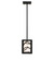 Mountain Range One Light Mini Pendant in Solar Black (57|257912)