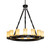 Noziroh Ring 15 Light Chandelier in Textured Black (57|256971)