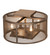 Cilindro Four Light Flushmount in Bronze (57|256953)