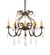 Chantilly Five Light Chandelier in Gilded Tobacco (57|256731)