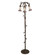 Stained Glass Pond Lily Three Light Floor Lamp in Mahogany Bronze (57|255139)