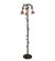 Stained Glass Pond Lily Three Light Floor Lamp in Mahogany Bronze (57|255137)