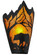 Bear At Dawn LED Wall Sconce in Textured Black (57|254761)