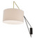 Cilindro LED Swing Arm Wall Sconce in Solar Black/Brass (57|254719)