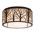 Branches Four Light Flushmount in Oil Rubbed Bronze (57|254459)