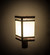 Plainview One Light Post Mount in Cafe Noir (57|254399)