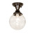 Revival One Light Semi-Flushmount in Craftsman Brown On Brass (57|253880)
