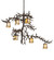 Pine Branch Six Light Chandelier in Oil Rubbed Bronze (57|253650)