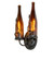 Tuscan Vineyard Two Light Wall Sconce in Textured Black (57|252692)