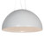 Gravity One Light Pendant in Matte White & Nickel (57|252447)