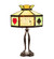 Poker Face Three Light Table Lamp in Mahogany Bronze (57|252404)