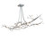 Winter Solstice LED Chandelier in Nickel (57|252393)