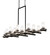 Dante 16 Light Chandelier in Black Metal (57|251527)