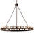 Barbury 20 Light Chandelier in Textured Black (57|251053)