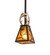 Whispering Pines One Light Pendant in Costello Black Hand Rubbed Iron (57|250974)