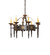 Antibes Eight Light Chandelier in Gilded Tobacco (57|250741)