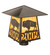 Personalized One Light Post Mount in Craftsman Brown (57|250013)