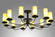 Atria 12 Light Chandelier in Coffee Bean (57|249649)