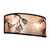 Lone Pine Two Light Wall Sconce in Textured Black (57|249138)