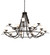 Octavia LED Chandelier in Timeless Bronze Vein (57|248630)