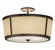 Cilindro Three Light Semi-Flushmount in Mahogany Bronze (57|248167)