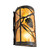 Whispering Pines Two Light Wall Sconce in Textured Black (57|247903)