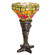 Tiffany Poinsettia One Light Mini Lamp in Mahogany Bronze (57|247501)