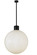 Bola One Light Pendant in Textured Black (57|246627)