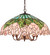 Tiffany Cabbage Rose Nine Light Pendant in Mahogany Bronze (57|246607)