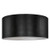 Cilindro Ten Light Flushmount in Textured Black (57|246118)