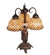Tiffany Fishscale Three Light Table Lamp in Mahogany Bronze (57|245477)
