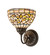Tiffany Turning Leaf One Light Wall Sconce in Mahogany Bronze (57|245439)
