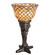 Tiffany Fishscale One Light Mini Lamp in Mahogany Bronze (57|244877)