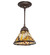 Nuevo Mission One Light Mini Pendant in Mahogany Bronze (57|244862)