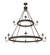 Suffolk 12 Light Chandelier in Solar Black (57|244690)