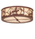Cowboy Four Light Flushmount in Rust (57|24463)