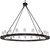 Loxley 20 Light Chandelier in Black Metal (57|244608)