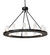 Loxley 12 Light Chandelier in Textured Black (57|244280)