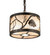 Whispering Pines Three Light Pendant in Exterior Oil Rubbed Bronze (57|244174)