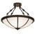 Commerce Three Light Semi-Flushmount in Bronze (57|243033)