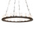 Loxley LED Chandelier in Oil Rubbed Bronze/Industrial Steel (57|240760)