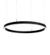 Anillo Halo LED Pendant in Black Metal (57|240147)