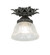 Fancy Floral One Light Flushmount in Antique Pewter (57|239955)