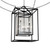 Kitzi Box Eight Light Pendant in Flat Black (57|239864)