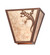 Gecko Two Light Wall Sconce in Rust (57|23947)
